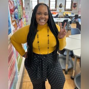 Torrid Black and White Polka Dot Tie-Waist Pants